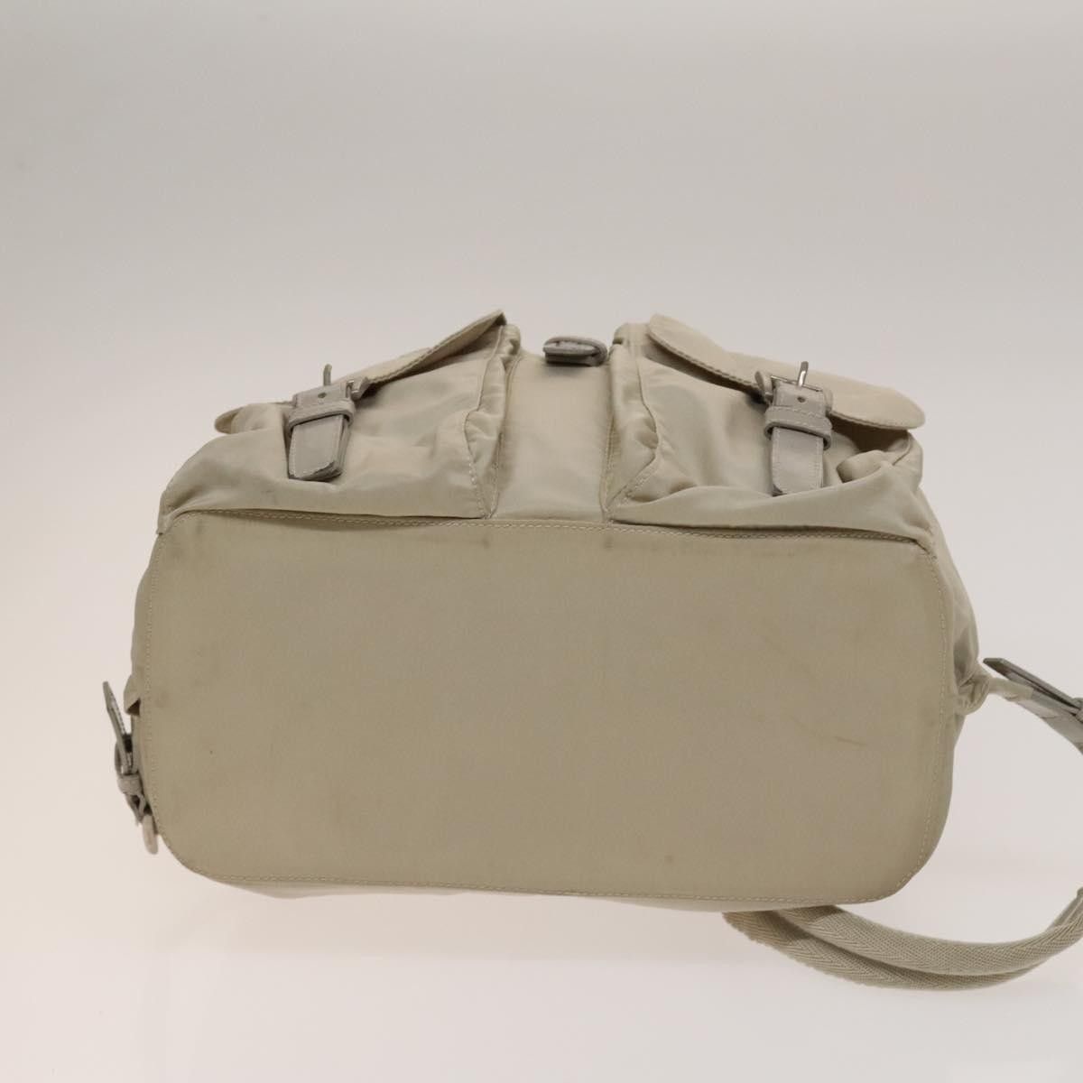 Prada Prada Vela Double Front Pocket Backpack Tessuto with Saffiano Leather Size ONE SIZE - 20 Thumbnail