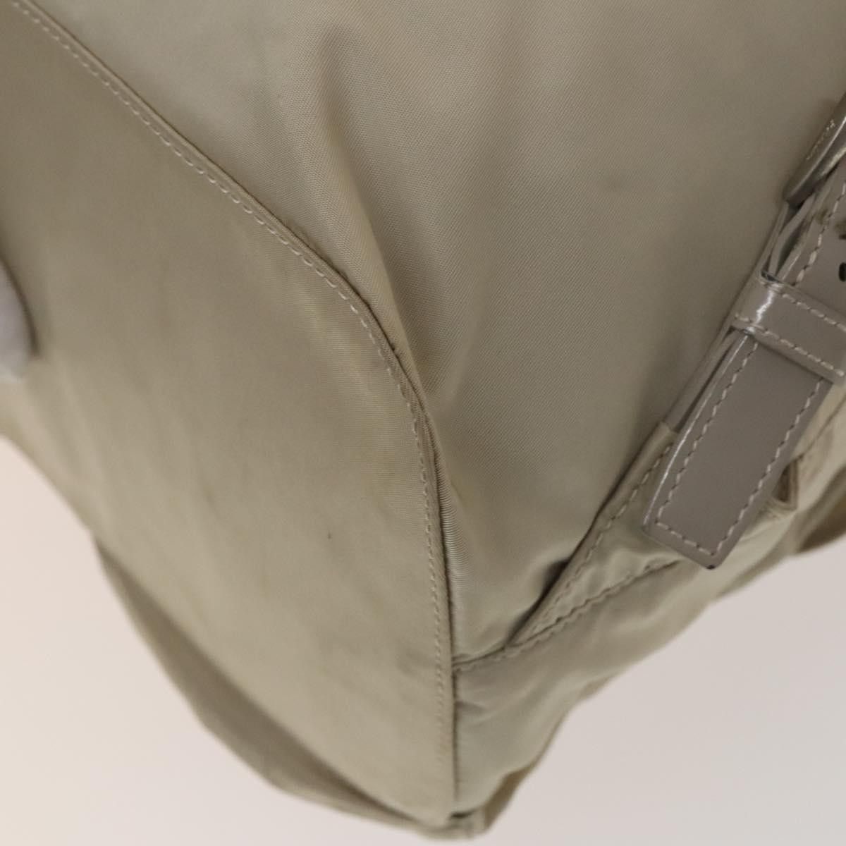 Prada Prada Vela Double Front Pocket Backpack Tessuto with Saffiano Leather Size ONE SIZE - 10 Thumbnail