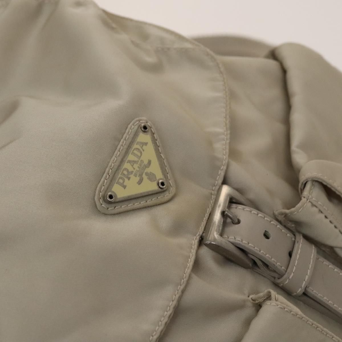 Prada Prada Vela Double Front Pocket Backpack Tessuto with Saffiano Leather Size ONE SIZE - 21 Thumbnail