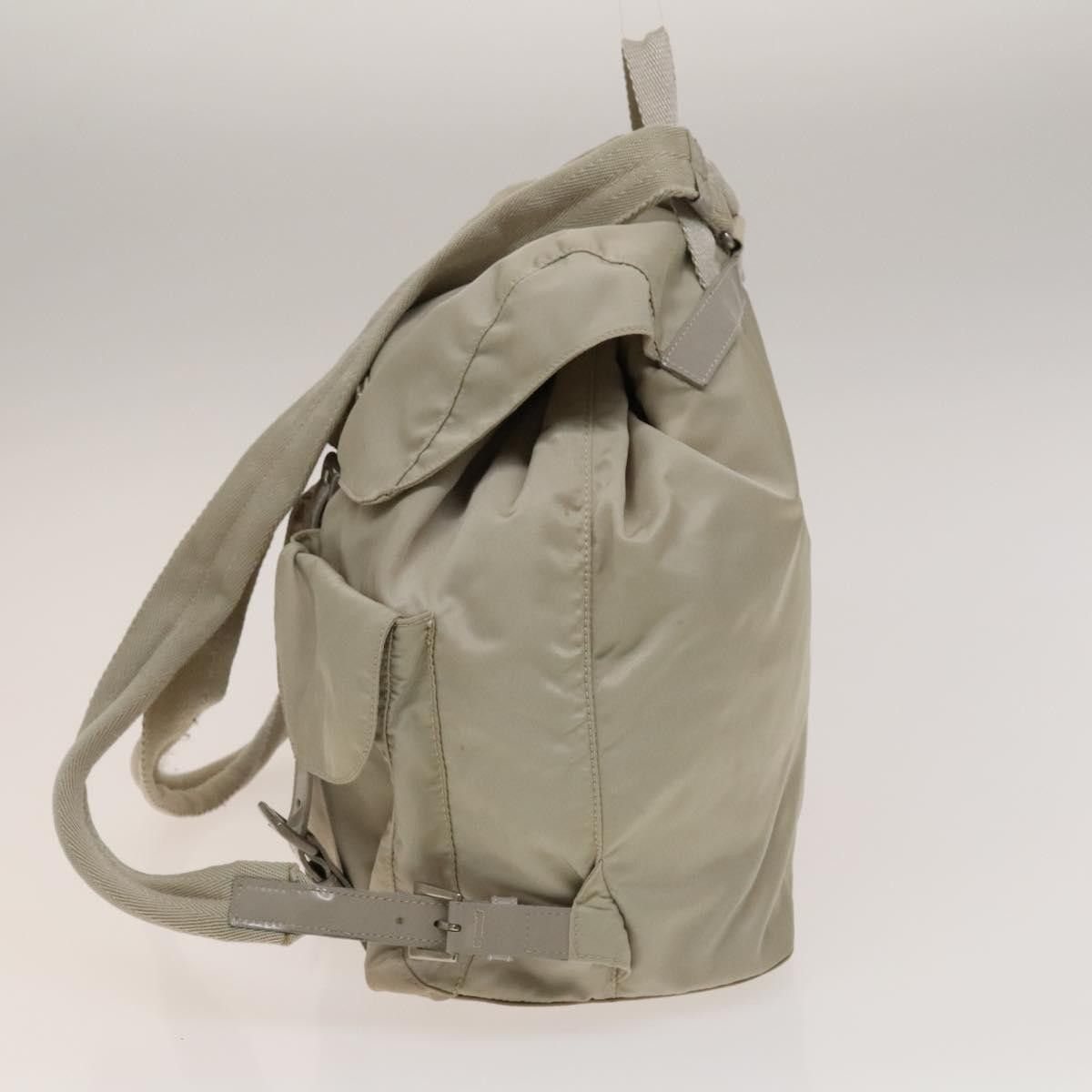 Prada Prada Vela Double Front Pocket Backpack Tessuto with Saffiano Leather Size ONE SIZE - 3 Thumbnail