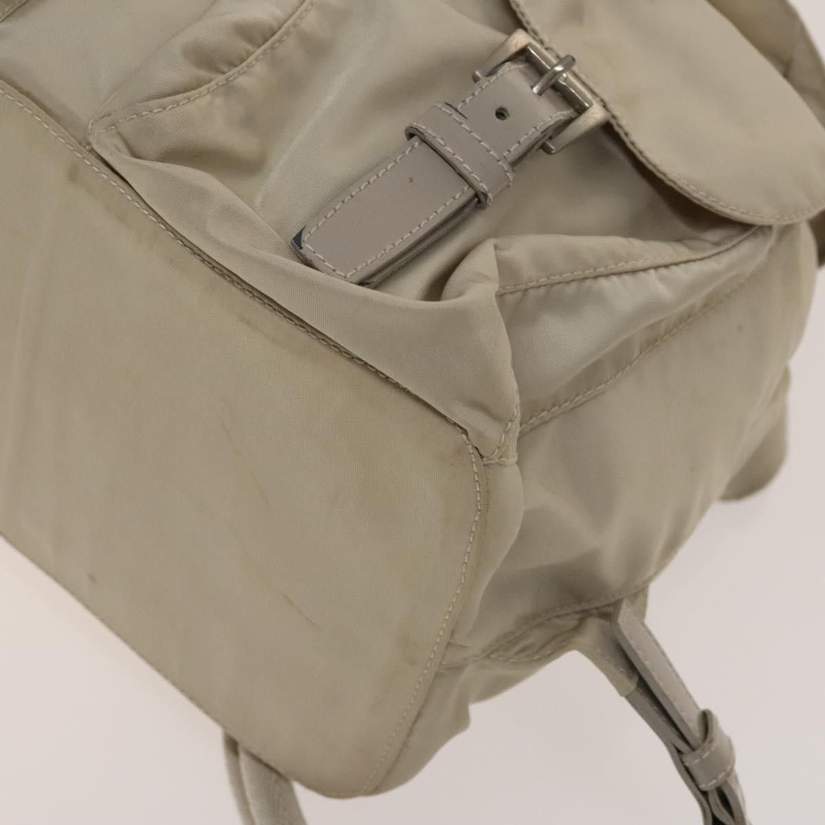 Prada Prada Vela Double Front Pocket Backpack Tessuto with Saffiano Leather Size ONE SIZE - 9 Thumbnail