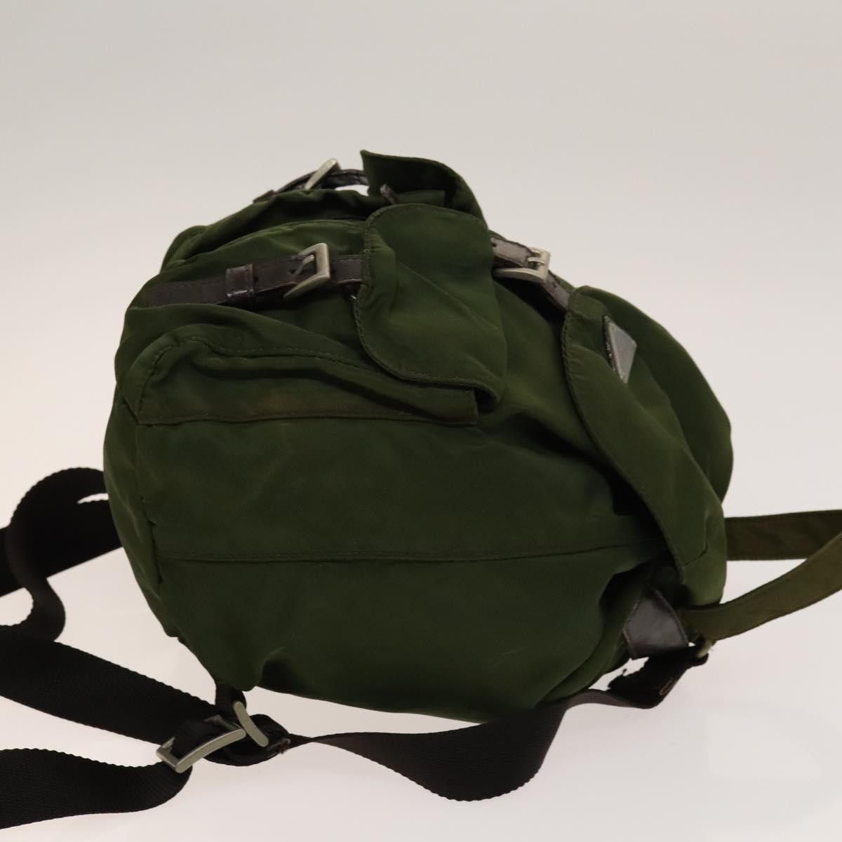 Prada Prada Vela Double Front Pocket Backpack Tessuto with Saffiano Leather Size ONE SIZE - 3 Thumbnail