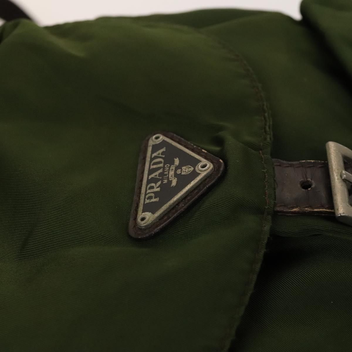 Prada Prada Vela Double Front Pocket Backpack Tessuto with Saffiano Leather Size ONE SIZE - 21 Thumbnail
