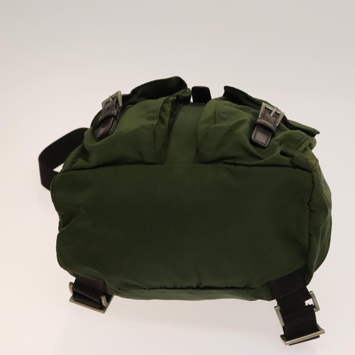 Prada Prada Vela Double Front Pocket Backpack Tessuto with Saffiano Leather Size ONE SIZE - 19 Thumbnail
