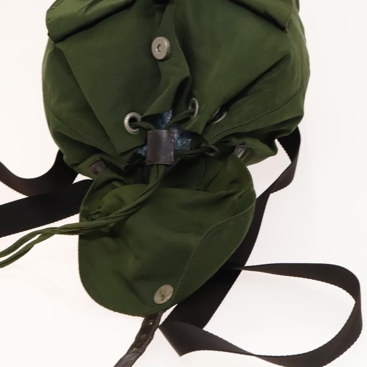 Prada Prada Vela Double Front Pocket Backpack Tessuto with Saffiano Leather Size ONE SIZE - 14 Thumbnail