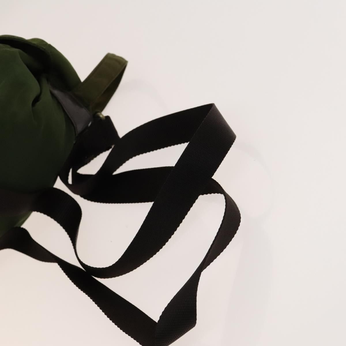 Prada Prada Vela Double Front Pocket Backpack Tessuto with Saffiano Leather Size ONE SIZE - 8 Thumbnail