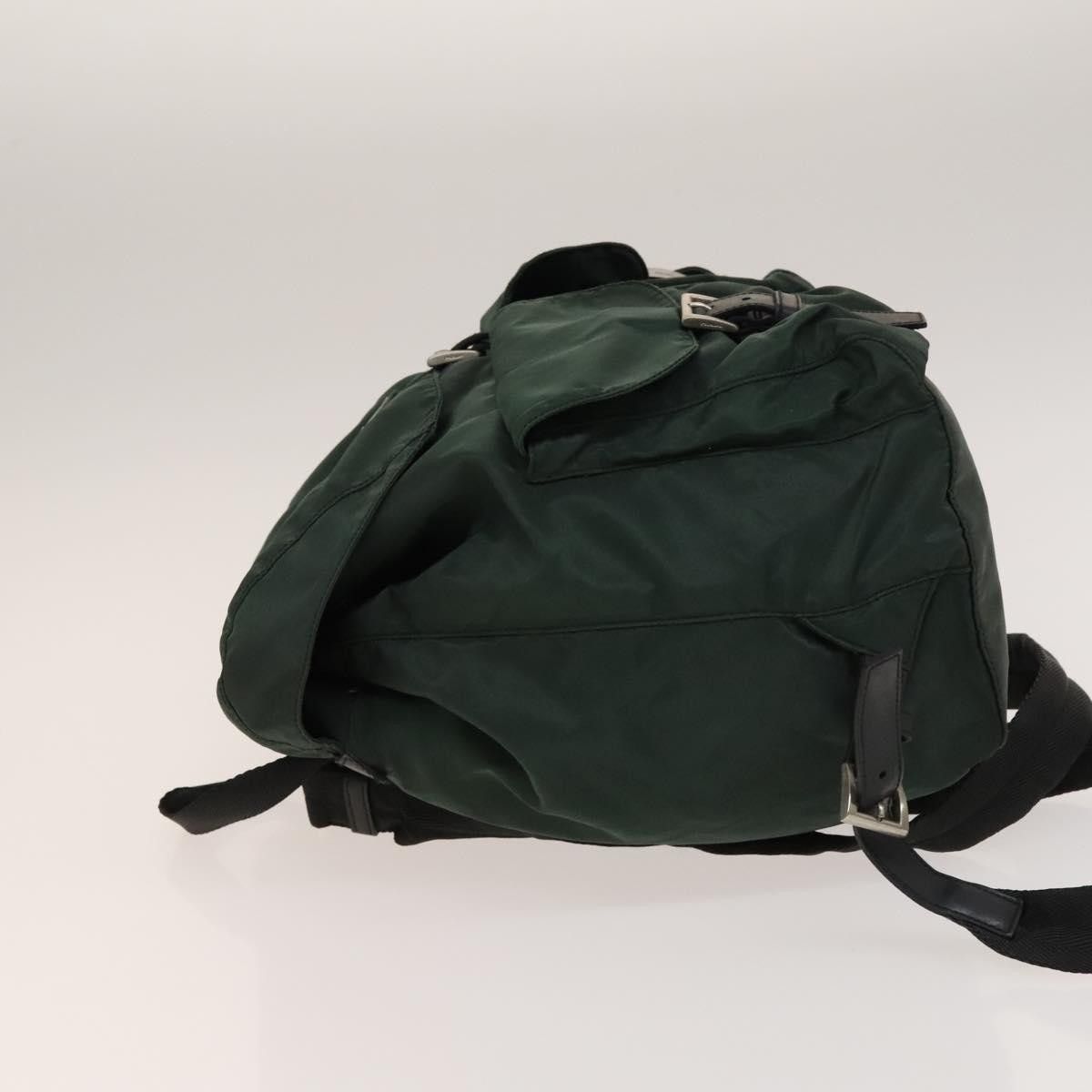 Prada Prada Vela Double Front Pocket Backpack Tessuto with Saffiano Leather Size ONE SIZE - 4 Thumbnail