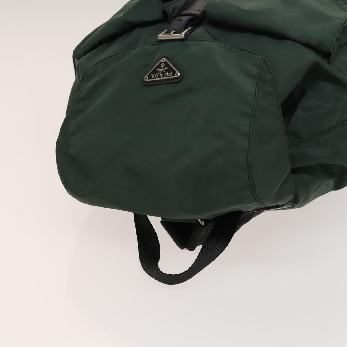 Prada Prada Vela Double Front Pocket Backpack Tessuto with Saffiano Leather Size ONE SIZE - 7 Thumbnail