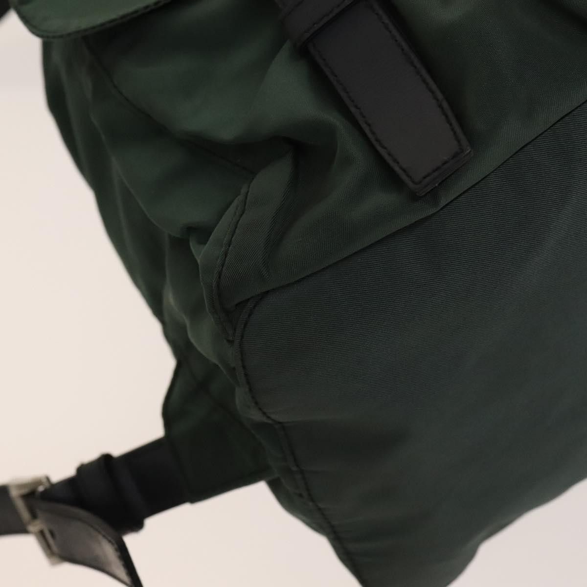Prada Prada Vela Double Front Pocket Backpack Tessuto with Saffiano Leather Size ONE SIZE - 11 Thumbnail