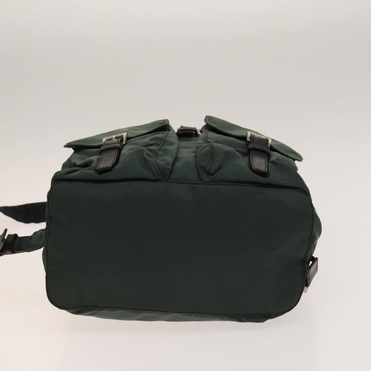 Prada Prada Vela Double Front Pocket Backpack Tessuto with Saffiano Leather Size ONE SIZE - 16 Thumbnail