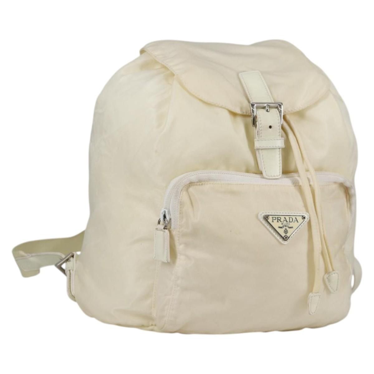 Prada Prada Front Pocket Buckle Backpack Nylon Size ONE SIZE - 21 Thumbnail