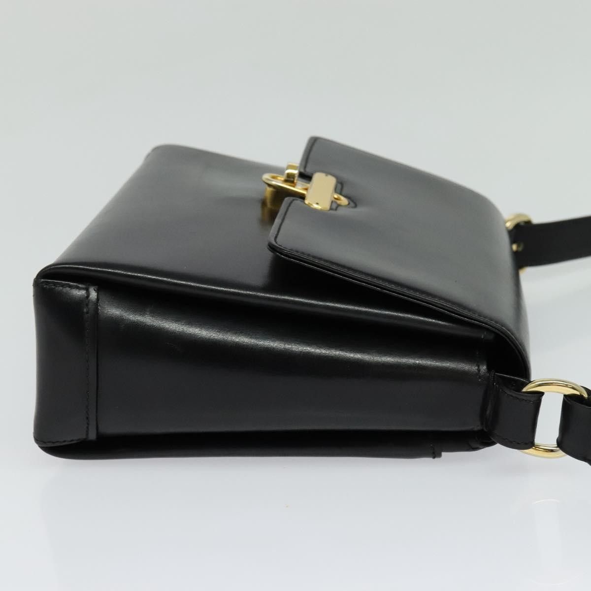 Gucci Gucci Vintage Turnlock Top Handle Bag Leather Size ONE SIZE - 4 Thumbnail