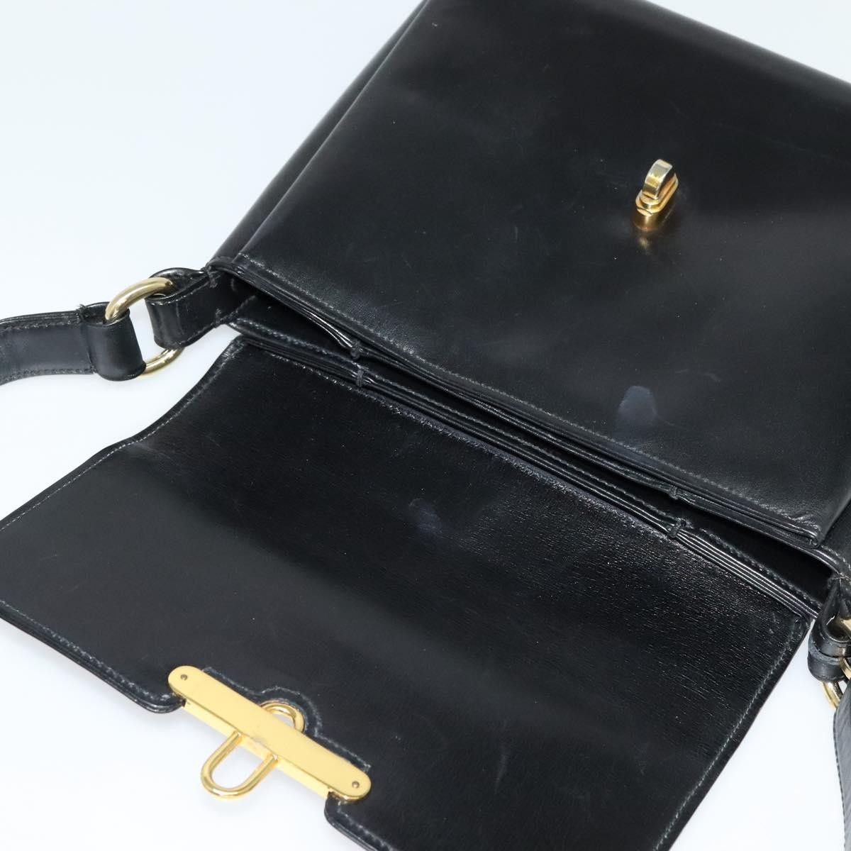 Gucci Gucci Vintage Turnlock Top Handle Bag Leather Size ONE SIZE - 19 Thumbnail