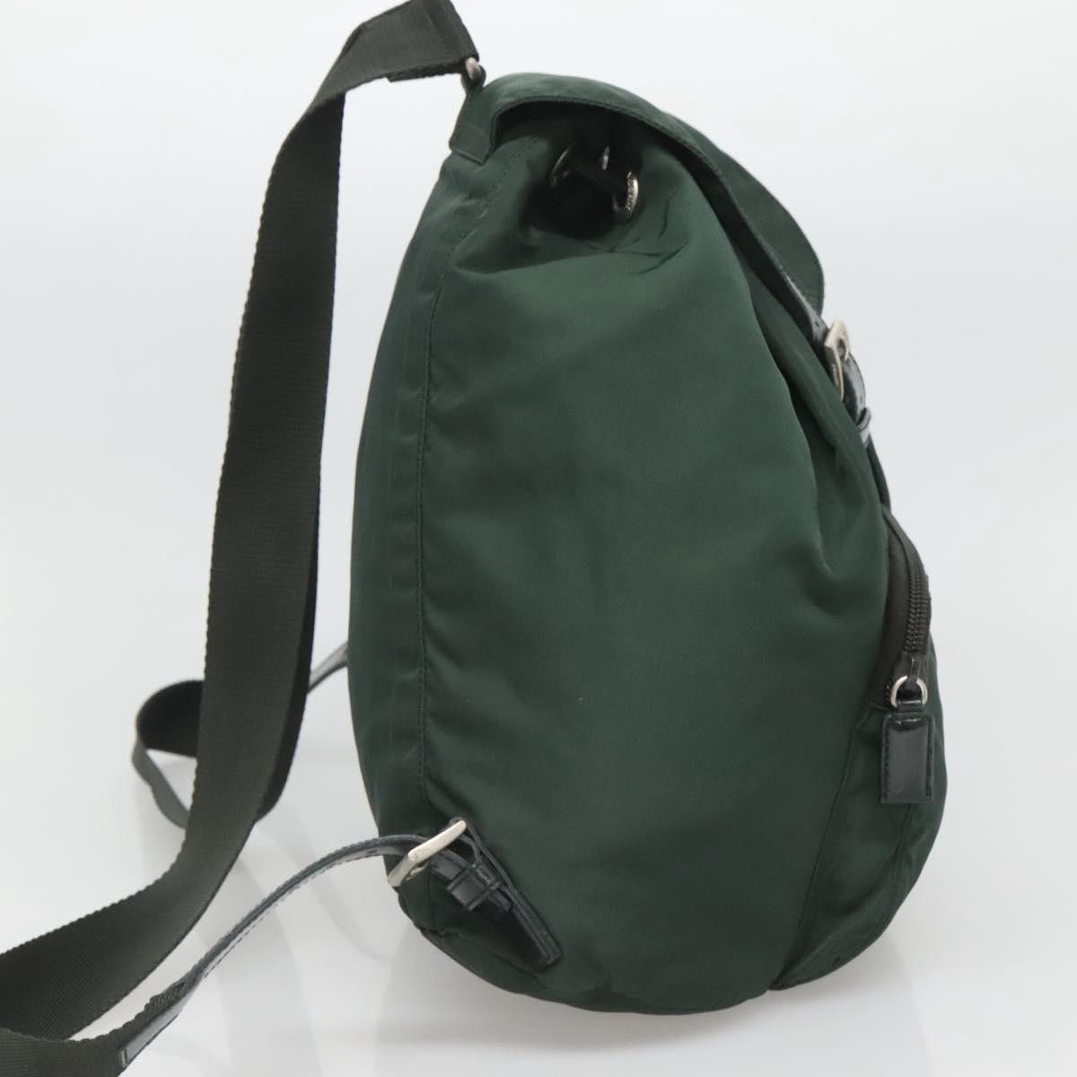 Prada Prada Front Pocket Buckle Backpack Nylon Size ONE SIZE - 3 Thumbnail