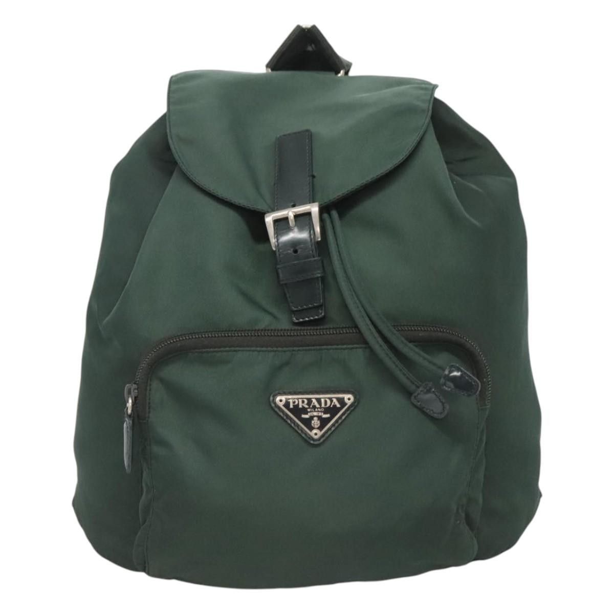Prada Prada Front Pocket Buckle Backpack Nylon Size ONE SIZE - 17 Thumbnail