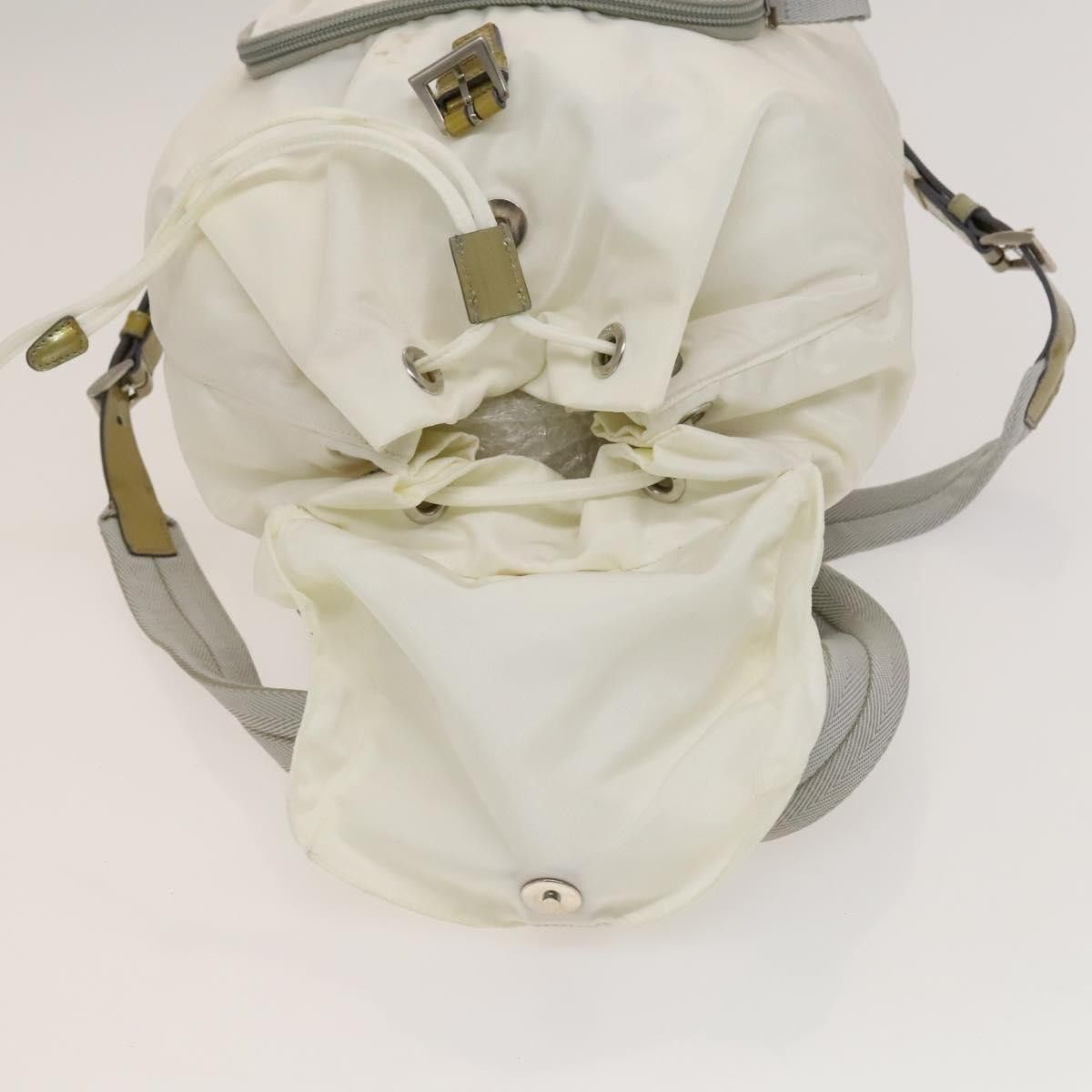 Prada Prada Front Pocket Buckle Backpack Nylon Size ONE SIZE - 13 Thumbnail
