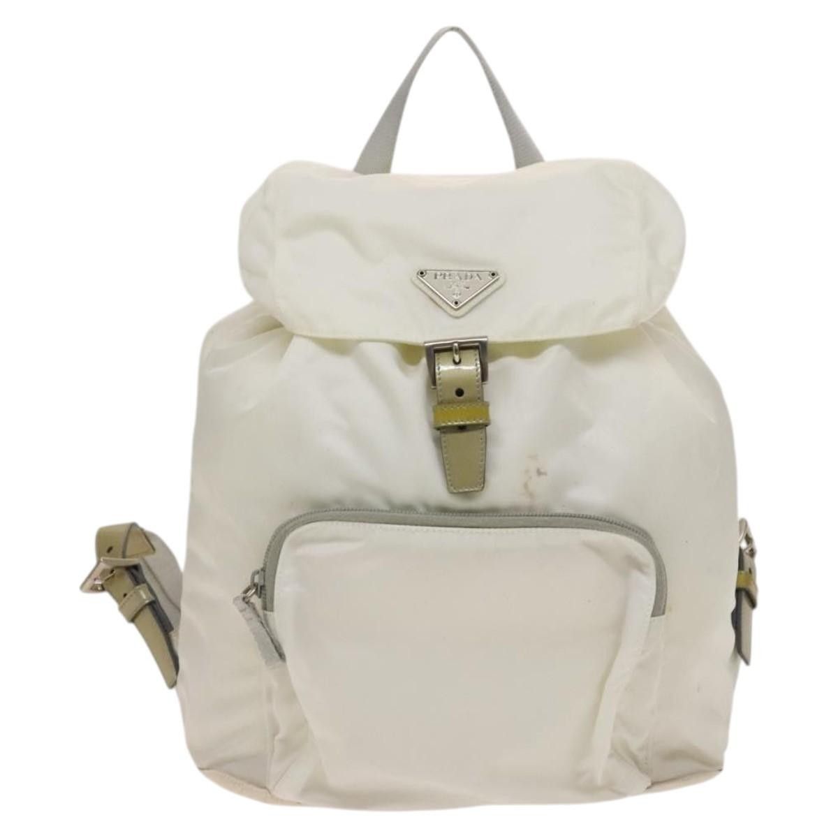 Prada Prada Front Pocket Buckle Backpack Nylon Size ONE SIZE - 16 Thumbnail
