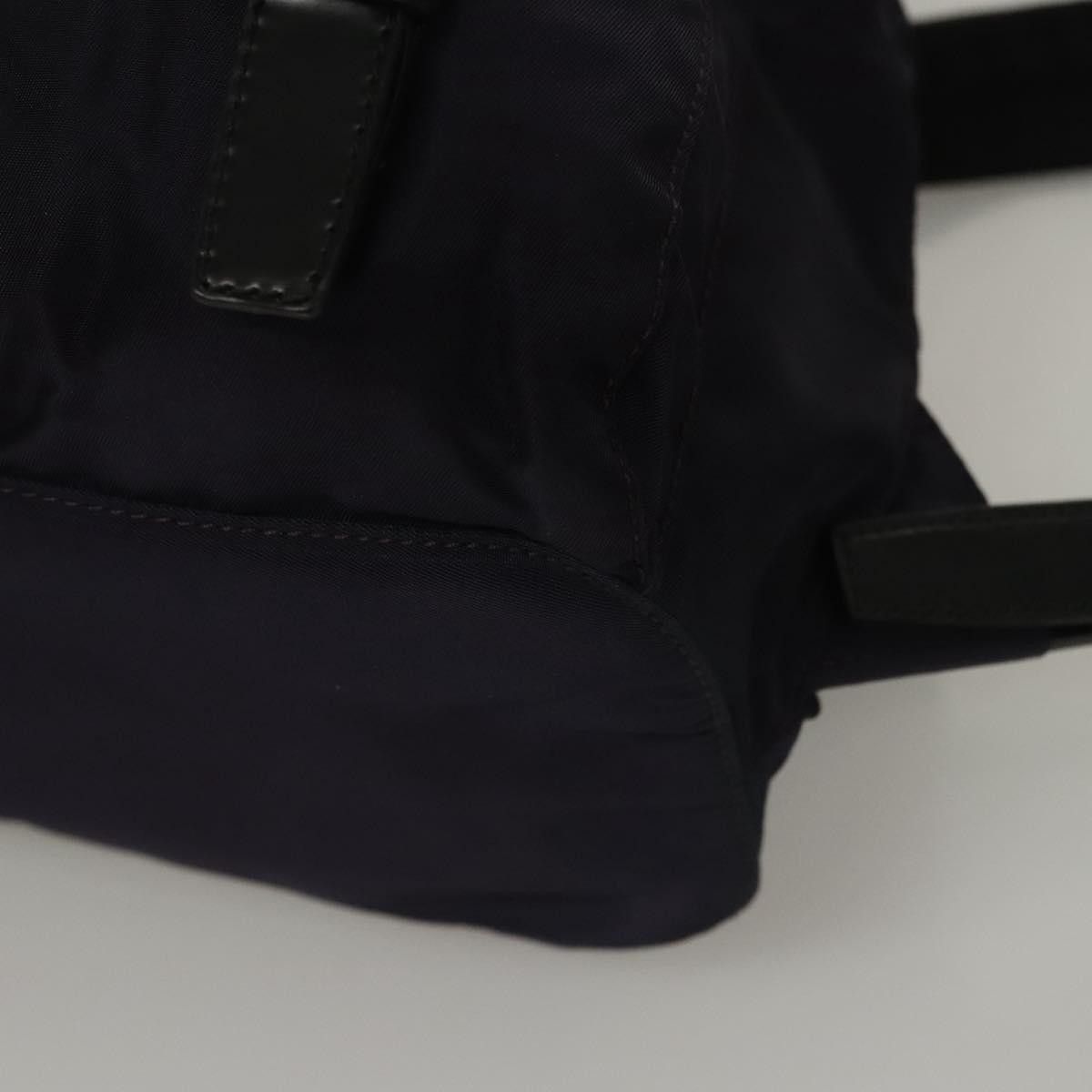 Prada Prada Vela Double Front Pocket Backpack Tessuto with Saffiano Leather Size ONE SIZE - 8 Thumbnail