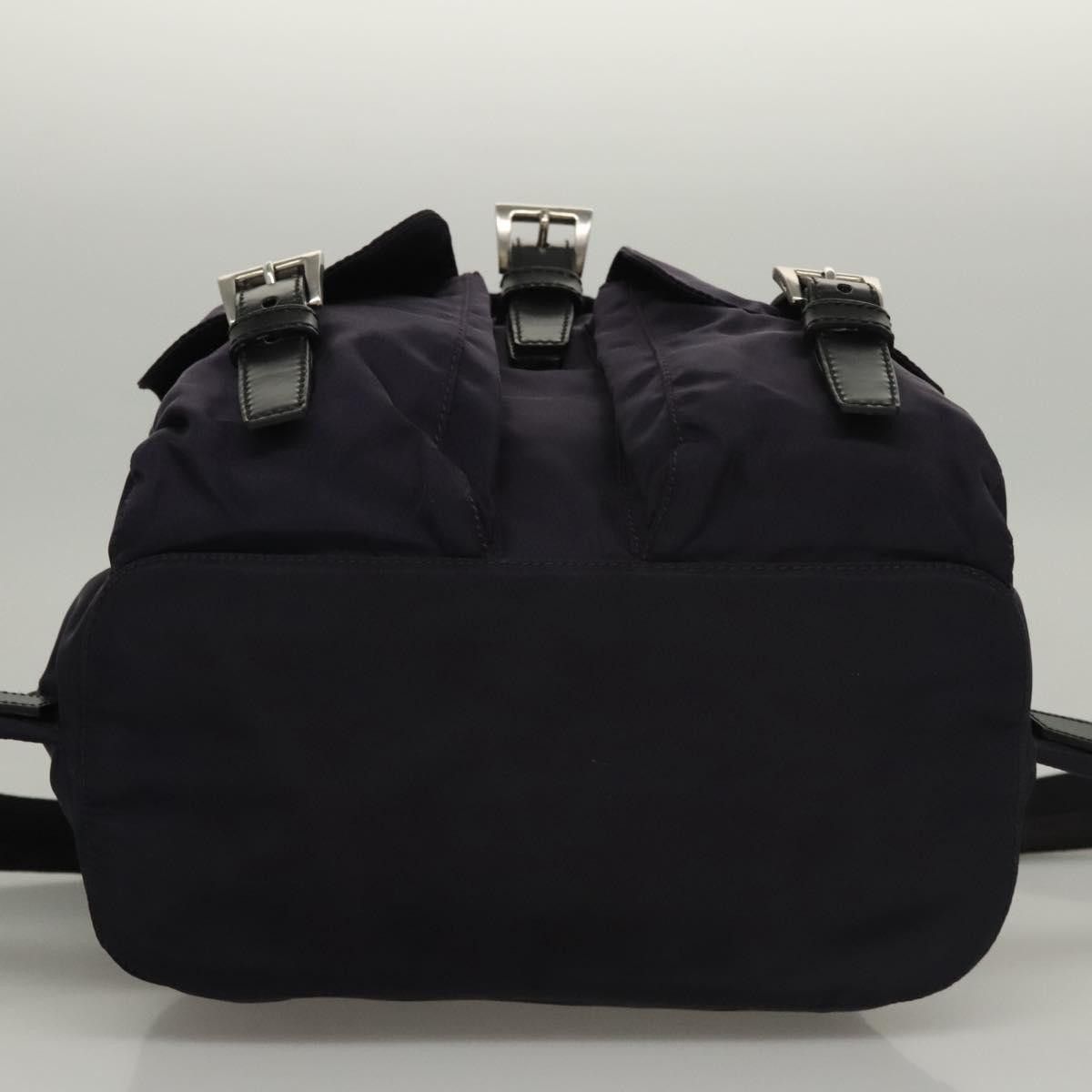 Prada Prada Vela Double Front Pocket Backpack Tessuto with Saffiano Leather Size ONE SIZE - 21 Thumbnail