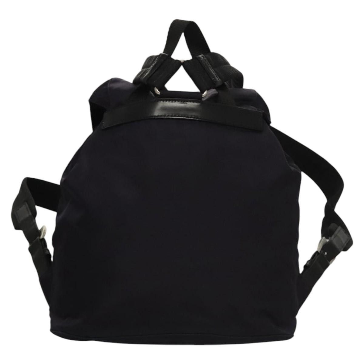 Prada Prada Vela Double Front Pocket Backpack Tessuto with Saffiano Leather Size ONE SIZE - 2 Thumbnail