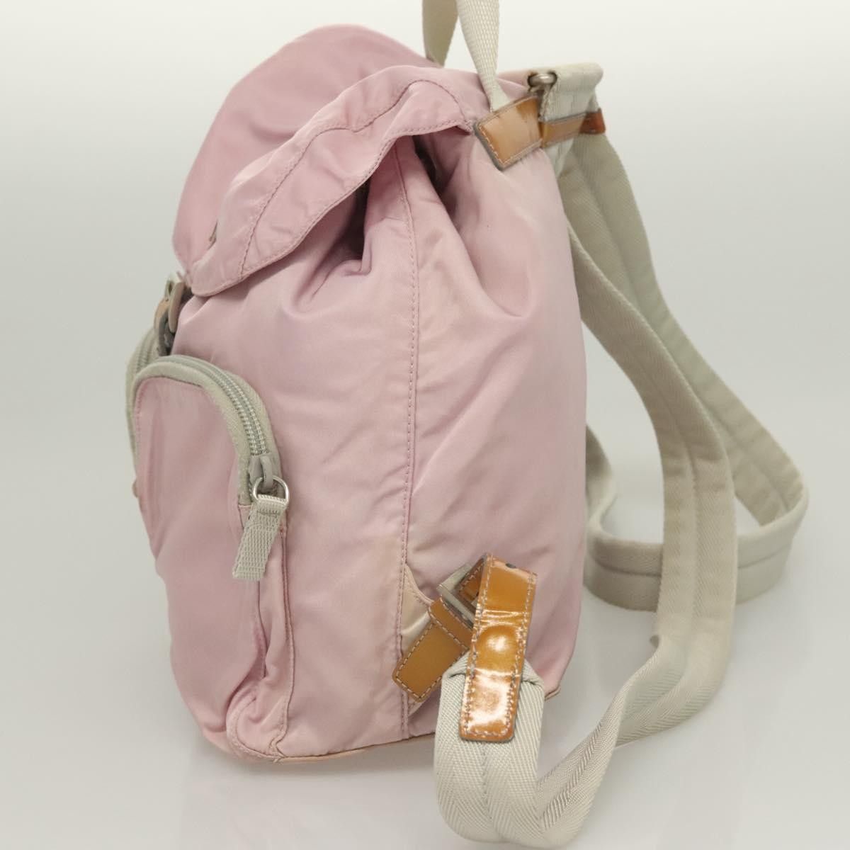 Prada Prada Double Front Pocket Backpack Tessuto Size ONE SIZE - 3 Thumbnail