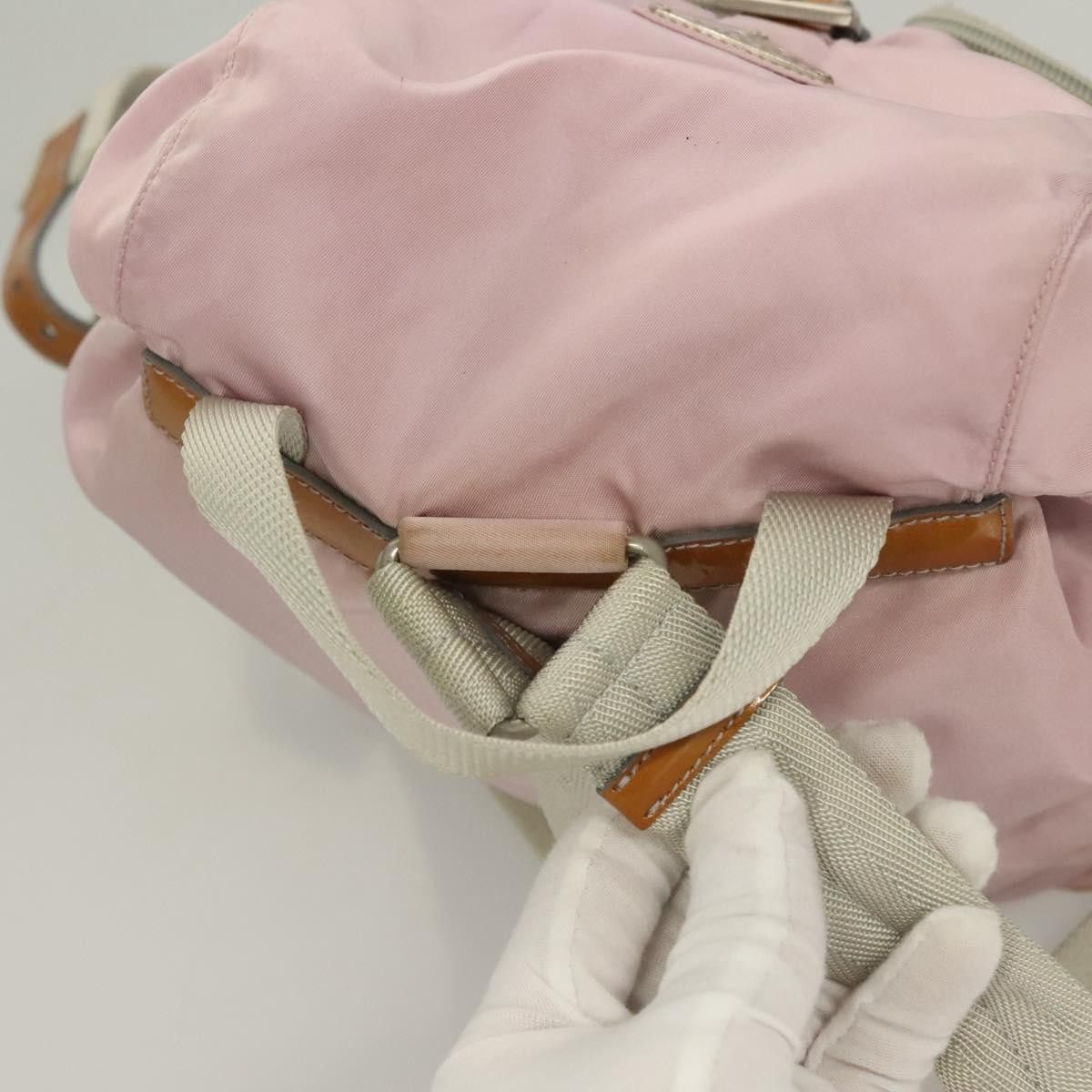 Prada Prada Double Front Pocket Backpack Tessuto Size ONE SIZE - 7 Thumbnail