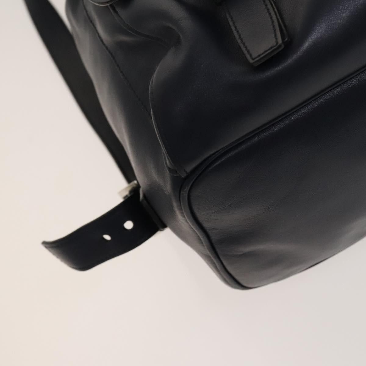 Prada Prada Vela Double Front Pocket Backpack Leather Size ONE SIZE - 17 Thumbnail