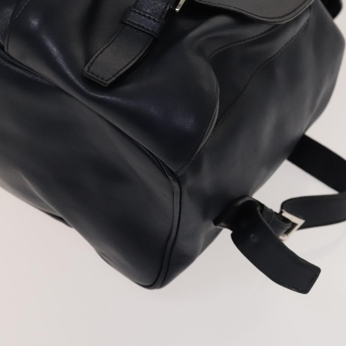 Prada Prada Vela Double Front Pocket Backpack Leather Size ONE SIZE - 16 Thumbnail