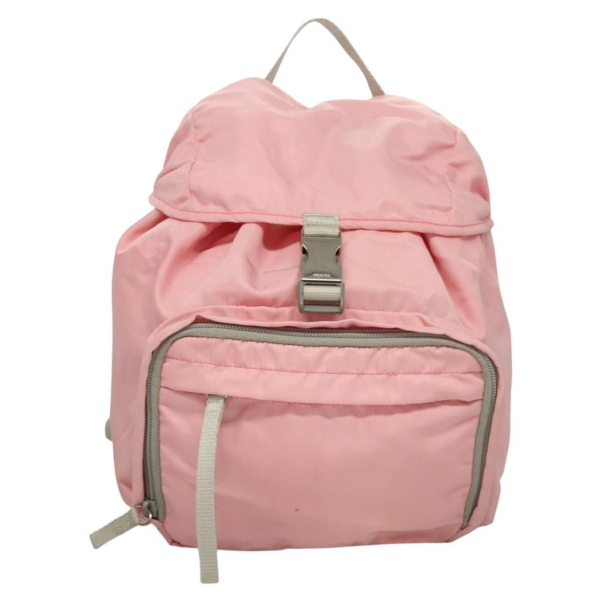 Prada Prada Single Buckle Pocket Backpack Tessuto Size ONE SIZE - 15 Thumbnail