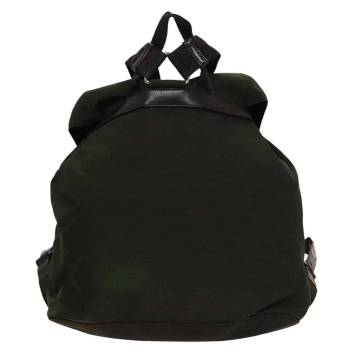 Prada Prada Vela Double Front Pocket Backpack Tessuto with Saffiano Leather Size ONE SIZE - 2 Thumbnail