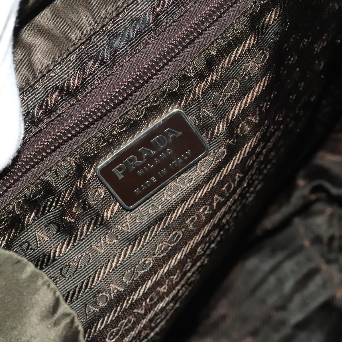 Prada Prada Vela Double Front Pocket Backpack Tessuto with Saffiano Leather Size ONE SIZE - 6 Thumbnail