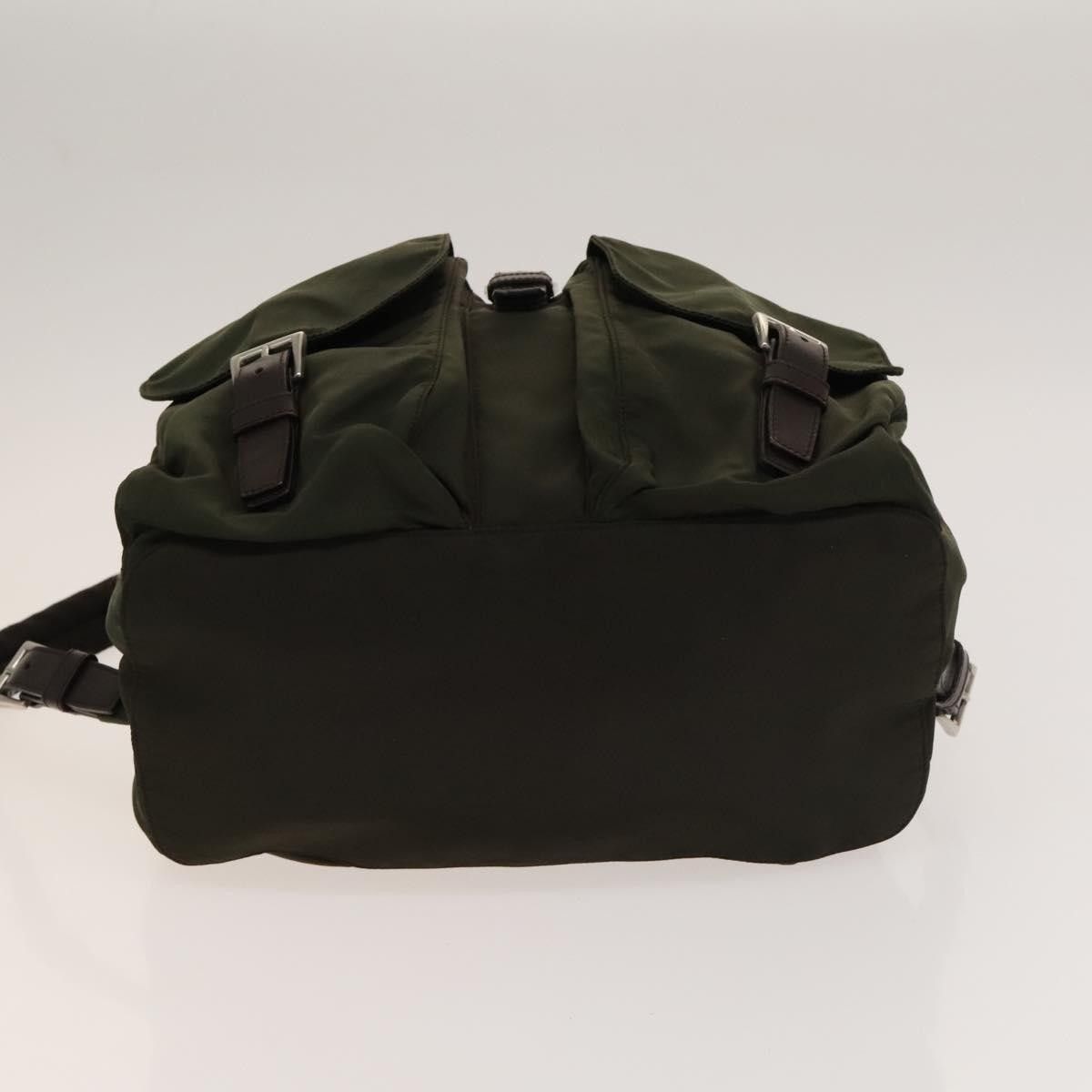 Prada Prada Vela Double Front Pocket Backpack Tessuto with Saffiano Leather Size ONE SIZE - 20 Thumbnail