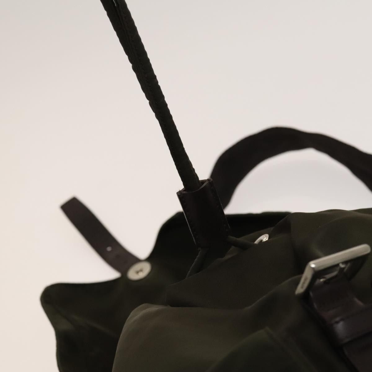 Prada Prada Vela Double Front Pocket Backpack Tessuto with Saffiano Leather Size ONE SIZE - 22 Thumbnail