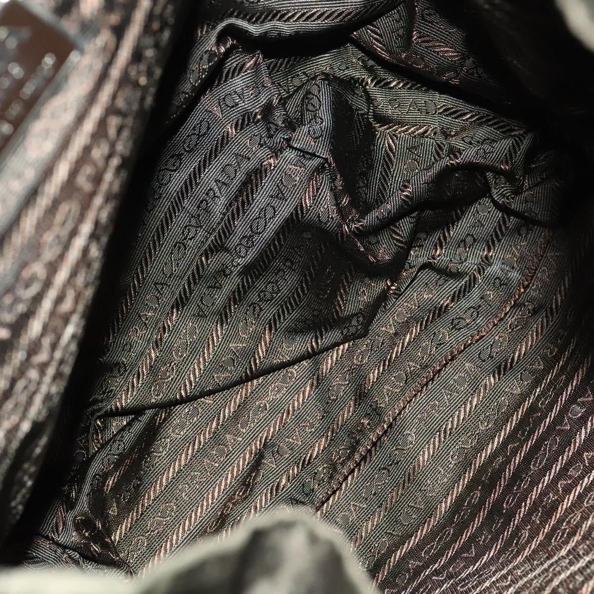Prada Prada Vela Double Front Pocket Backpack Tessuto with Saffiano Leather Size ONE SIZE - 5 Thumbnail