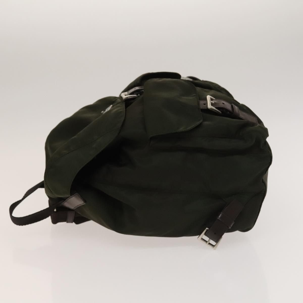 Prada Prada Vela Double Front Pocket Backpack Tessuto with Saffiano Leather Size ONE SIZE - 4 Thumbnail