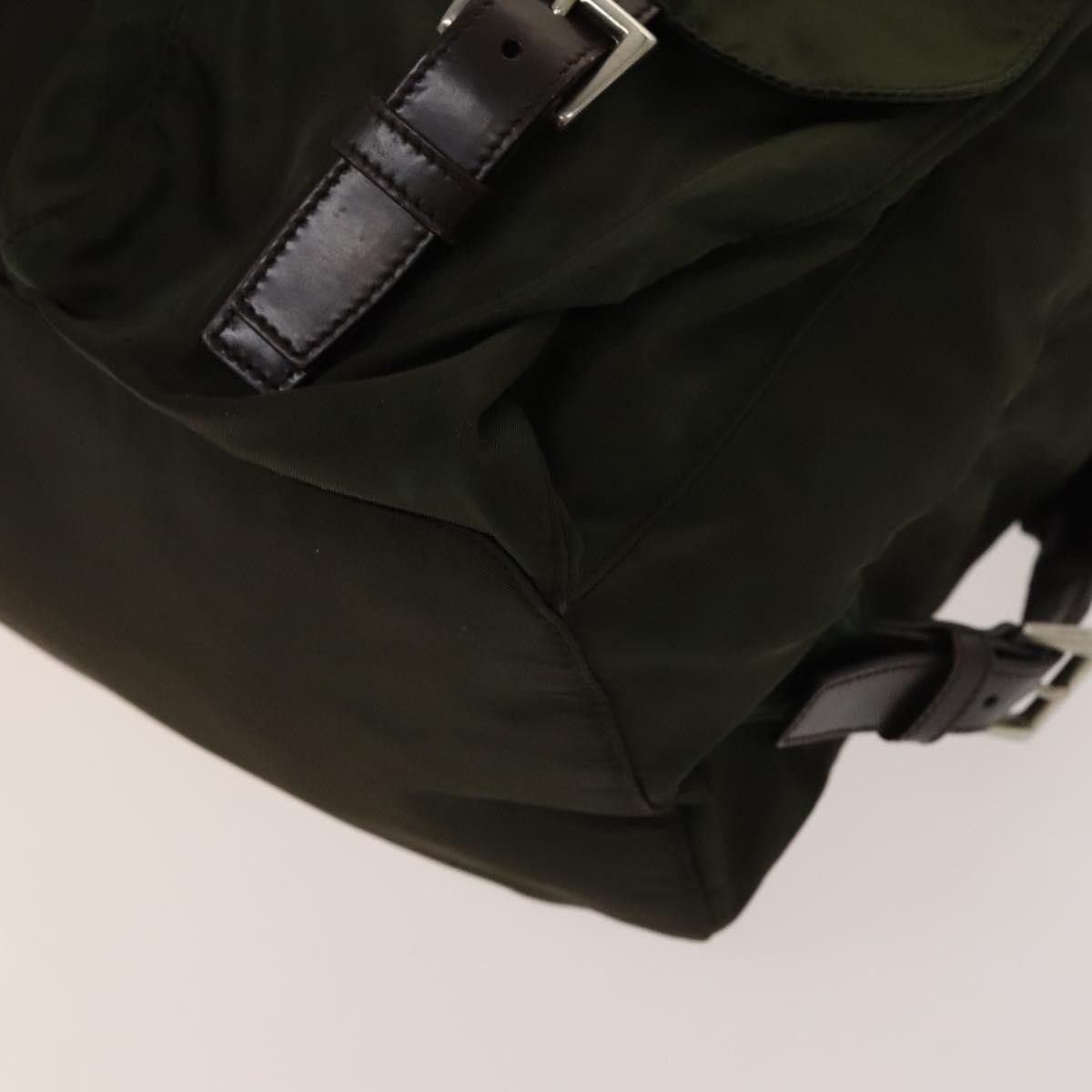 Prada Prada Vela Double Front Pocket Backpack Tessuto with Saffiano Leather Size ONE SIZE - 12 Thumbnail