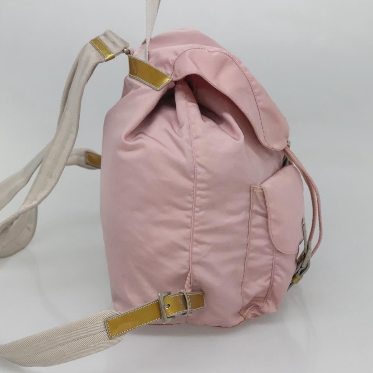 Prada Prada Vela Double Front Pocket Backpack Tessuto with Saffiano Leather Size ONE SIZE - 3 Thumbnail