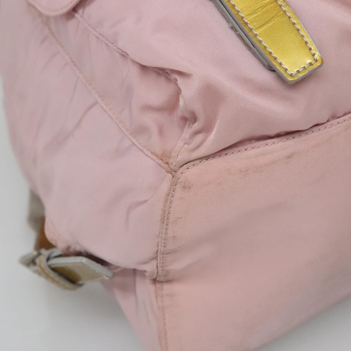 Prada Prada Vela Double Front Pocket Backpack Tessuto with Saffiano Leather Size ONE SIZE - 12 Thumbnail