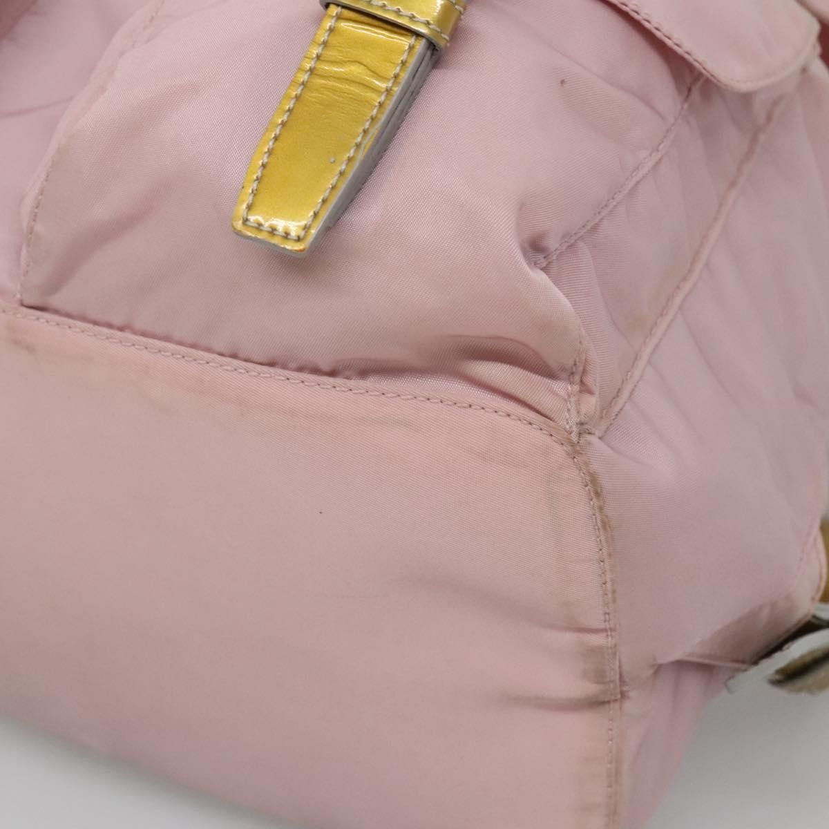 Prada Prada Vela Double Front Pocket Backpack Tessuto with Saffiano Leather Size ONE SIZE - 10 Thumbnail