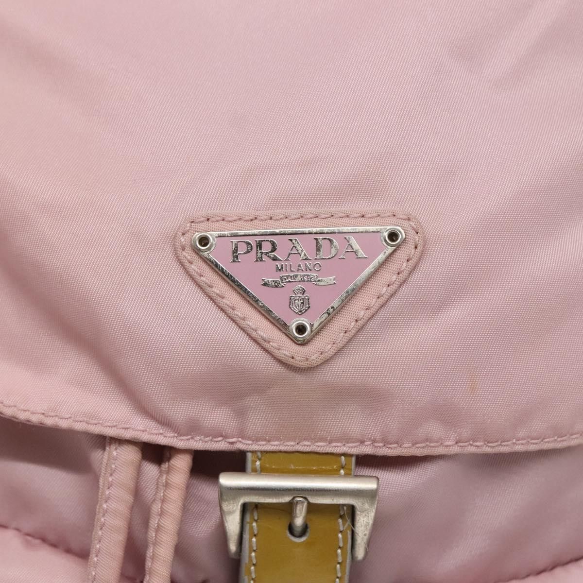 Prada Prada Vela Double Front Pocket Backpack Tessuto with Saffiano Leather Size ONE SIZE - 22 Thumbnail