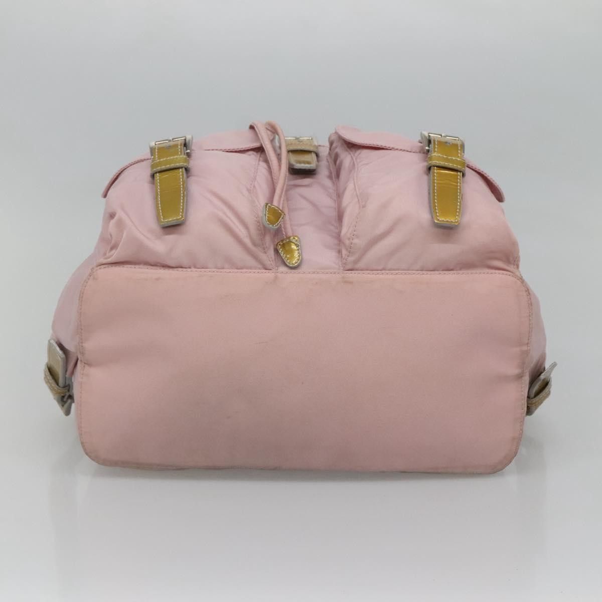 Prada Prada Vela Double Front Pocket Backpack Tessuto with Saffiano Leather Size ONE SIZE - 20 Thumbnail