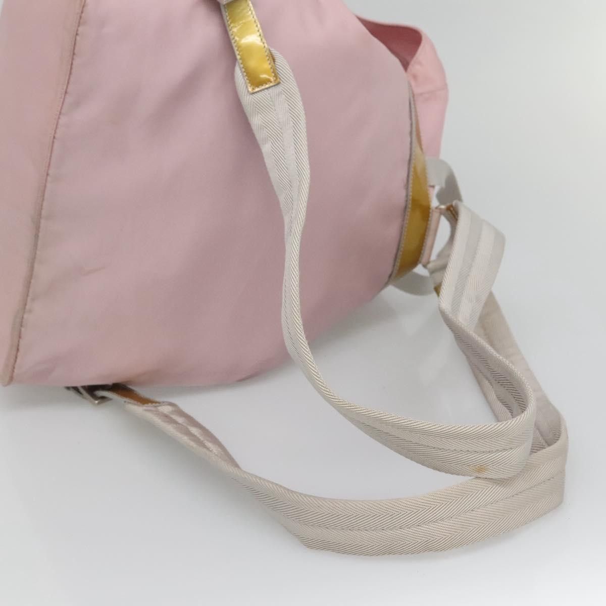 Prada Prada Vela Double Front Pocket Backpack Tessuto with Saffiano Leather Size ONE SIZE - 9 Thumbnail
