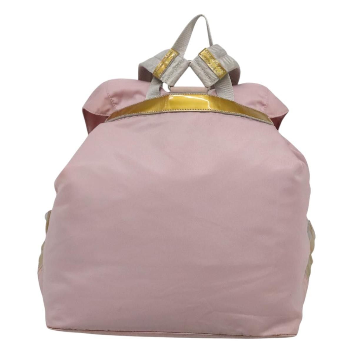 Prada Prada Vela Double Front Pocket Backpack Tessuto with Saffiano Leather Size ONE SIZE - 2 Thumbnail