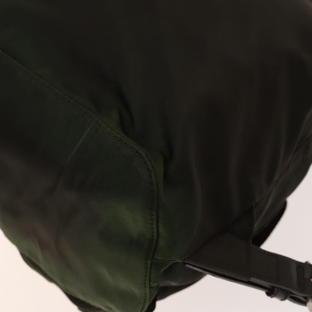 Prada Prada Vela Double Front Pocket Backpack Tessuto with Saffiano Leather Size ONE SIZE - 9 Thumbnail