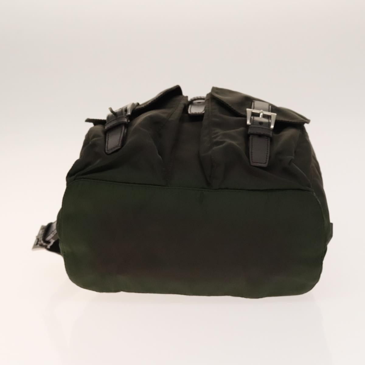 Prada Prada Vela Double Front Pocket Backpack Tessuto with Saffiano Leather Size ONE SIZE - 18 Thumbnail