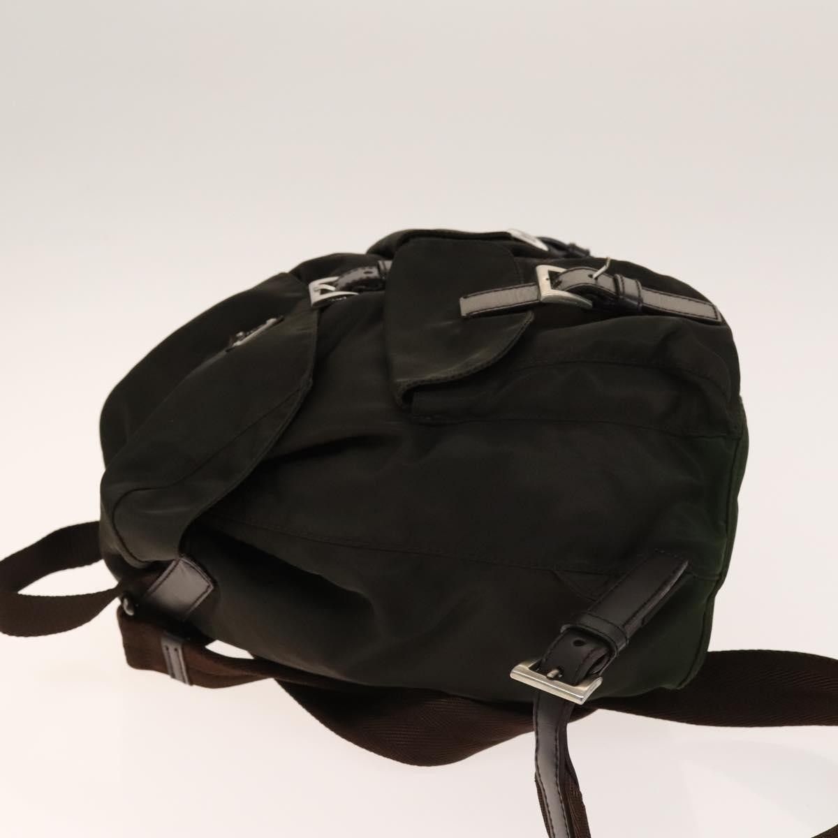 Prada Prada Vela Double Front Pocket Backpack Tessuto with Saffiano Leather Size ONE SIZE - 4 Thumbnail