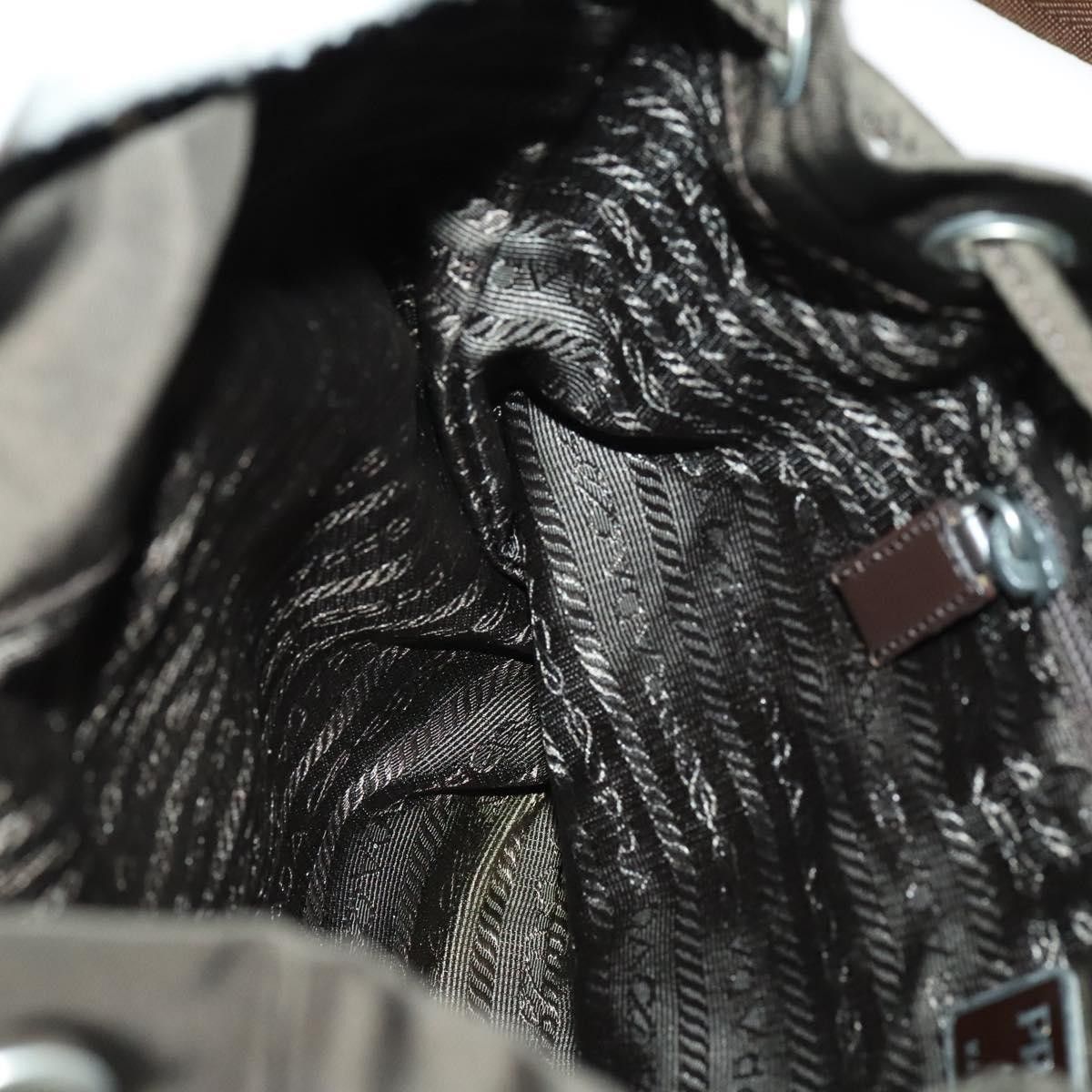 Prada Prada Vela Double Front Pocket Backpack Tessuto with Saffiano Leather Size ONE SIZE - 23 Thumbnail