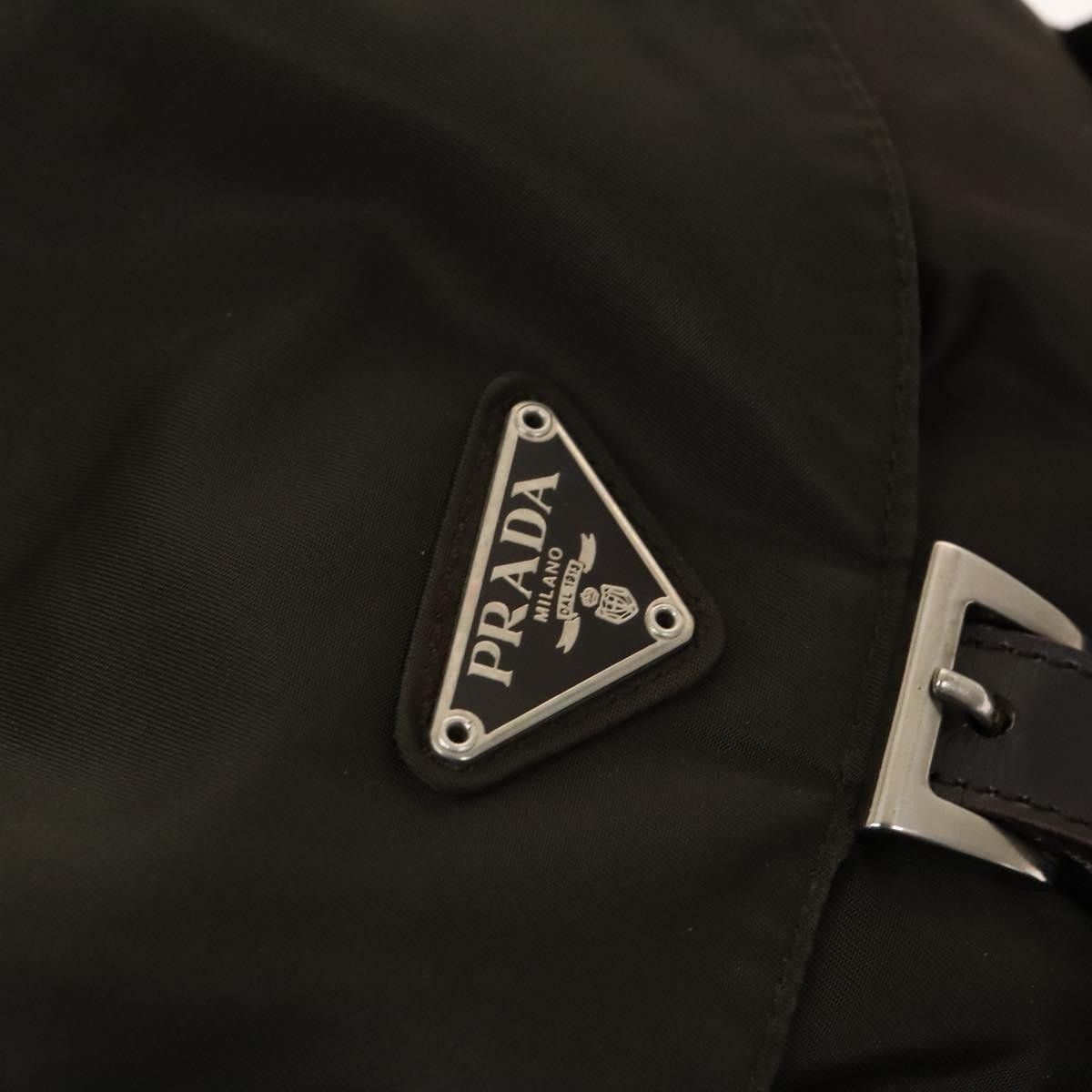 Prada Prada Vela Double Front Pocket Backpack Tessuto with Saffiano Leather Size ONE SIZE - 14 Thumbnail