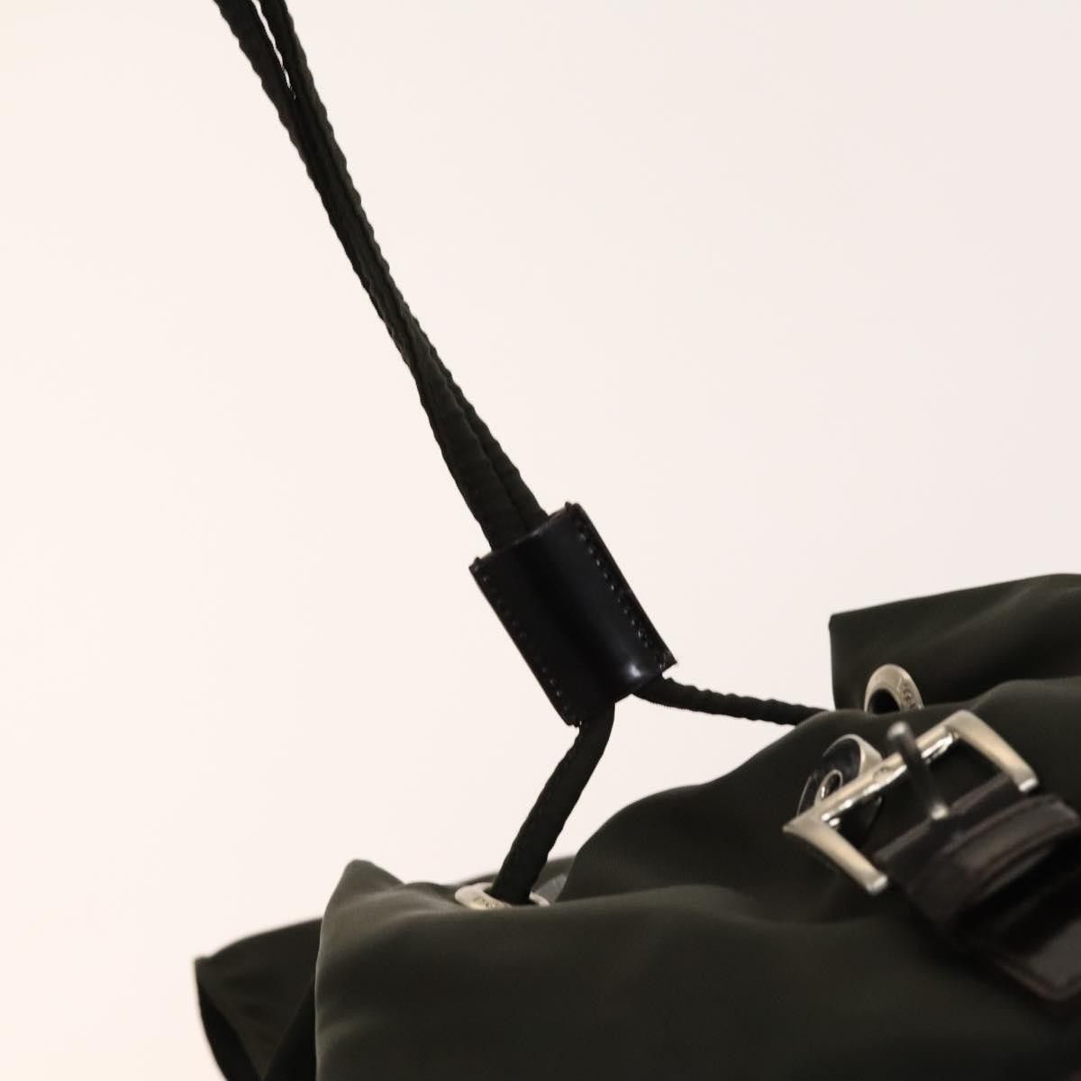 Prada Prada Front Pocket Buckle Backpack Nylon Size ONE SIZE - 14 Thumbnail