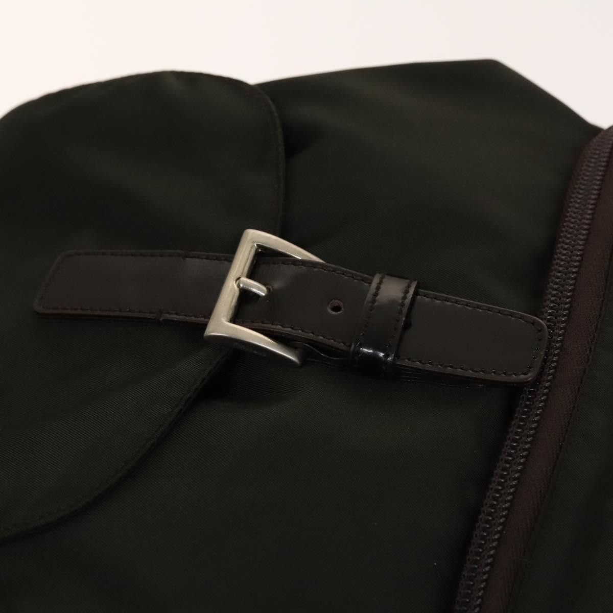 Prada Prada Front Pocket Buckle Backpack Nylon Size ONE SIZE - 16 Thumbnail